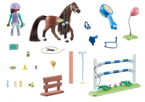 Zestaw z figurkami Horses 71355 Zoe i Blaze z przeszkodamiIVET.PL - Modna odzież