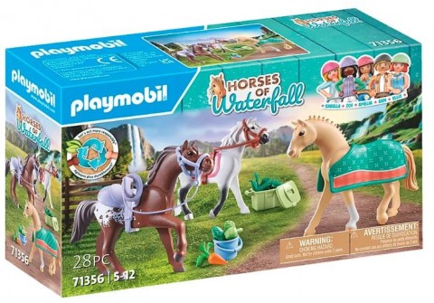 Zestaw z figurkami Horses 71356 3 konie z siodłamiIVET.PL - Modna odzież