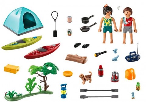 Zestaw z figurkami Family Fun 71425 Biwak pod namiotemIVET.PL - Modna odzież