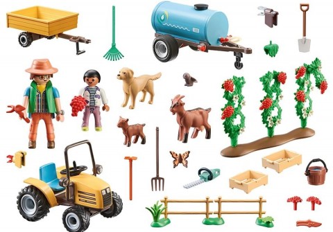 Zestaw z figurkami Country 71442 Traktor z przyczepa i zbiornikiem na wodęIVET.PL - Modna odzież
