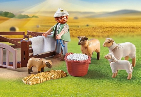 Zestaw z figurkami Country 71444 Młody owczarz z owcamiIVET.PL - Modna odzież
