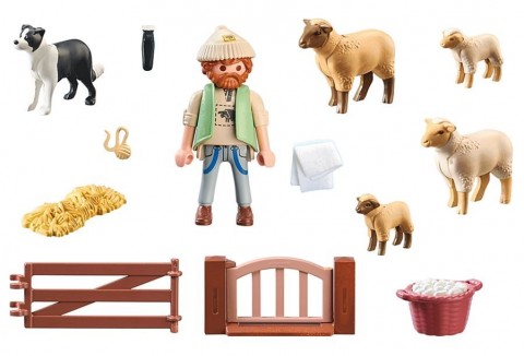 Zestaw z figurkami Country 71444 Młody owczarz z owcamiIVET.PL - Modna odzież