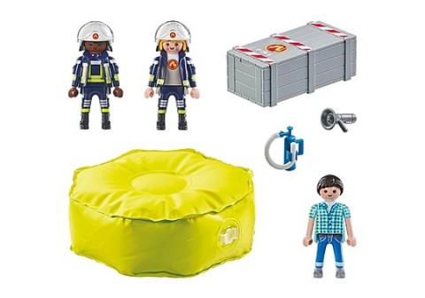 Zestaw figurek Action Heroes 71465 Strażacy z poduszką powietrznąIVET.PL - Modna odzież