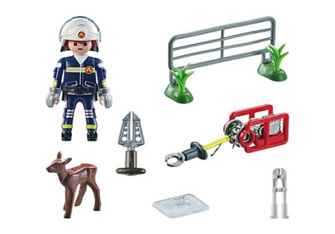Zestaw figurek Action Heroes 71467 Straż pożarna - Ratowanie zwierzątIVET.PL - Modna odzież