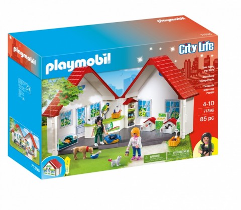 Zestaw z figurkami City Life 71396 Przenośny sklep zoologicznyIVET.PL - Modna odzież