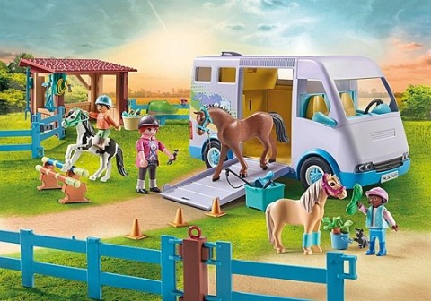 Zestaw figurek Horses 71493 Mobilna nauka jazdy konnejIVET.PL - Modna odzież