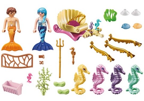 Zestaw figurek Princess Magic 71500 Podwodni mieszkańcy z powozem koników morskichIVET.PL - Modna odzież