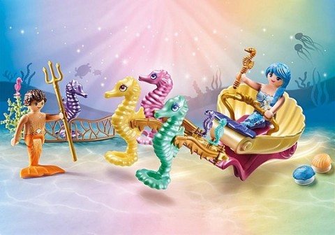 Zestaw figurek Princess Magic 71500 Podwodni mieszkańcy z powozem koników morskichIVET.PL - Modna odzież