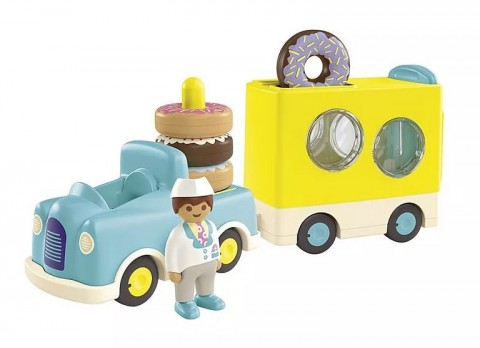 Zestaw z figurkami Junior 71702 Szalony Donut Truck z funkcją układania i sortowaniaIVET.PL - Modna odzież