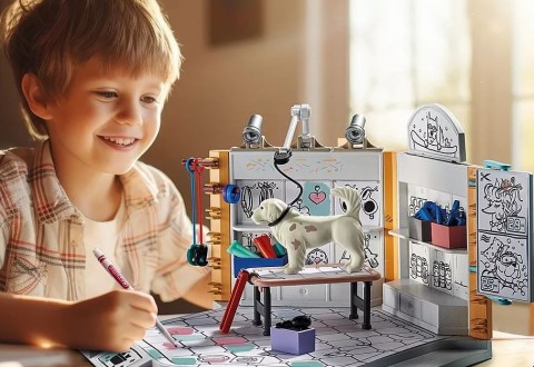 Zestaw z figurkami Color 71514 Salon dla psówIVET.PL - Modna odzież