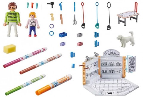 Zestaw z figurkami Color 71514 Salon dla psówIVET.PL - Modna odzież