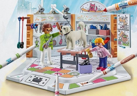 Zestaw z figurkami Color 71514 Salon dla psówIVET.PL - Modna odzież