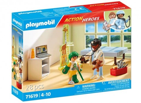 Zestaw figurek Action Heroes 71619 Pediatra z pluszowym misiemIVET.PL - Modna odzież