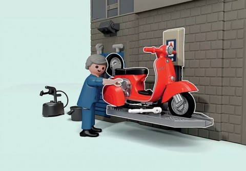 Zestaw figurek Vespa 71620 Garaż Vespy z lat 60-tychIVET.PL - Modna odzież