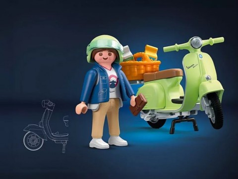Zestaw figurek Vespa 71621 1969 Vespa 150 Sprint Veloce, jasnozielonyIVET.PL - Modna odzież