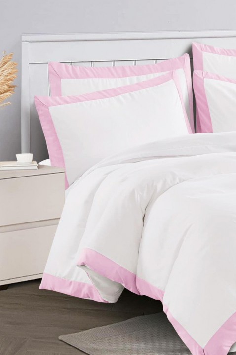 Komplet pościeli DIOGELA PINK 160x200 cm bawełna, Kolor : różowy, IVET.PL - Modna odzież