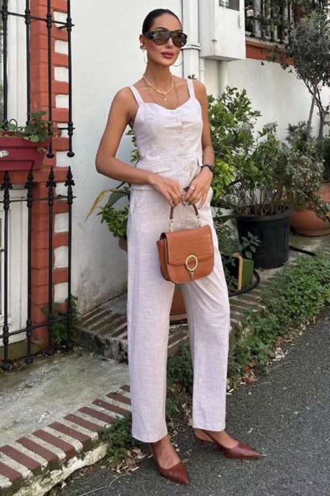 Komplet SELONO BEIGE, Kolor :  beżowy, IVET.PL - Modna odzież