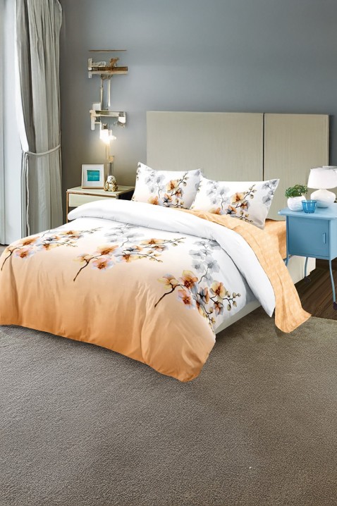 Komplet pościeli JERMOLA 200x220 cm bawełna - 4 elementy, Kolor : wielokolorowy, IVET.PL - Modna odzież
