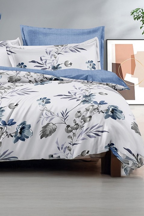 Komplet pościeli BORFILSA 200x220 cm bawełna - 4 elementy, Kolor : wielokolorowy, IVET.PL - Modna odzież