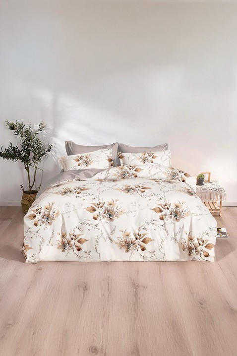 Komplet pościeli DERMOLJA 200x220 cm bawełna - 4 elementy, Kolor : wielokolorowy, IVET.PL - Modna odzież