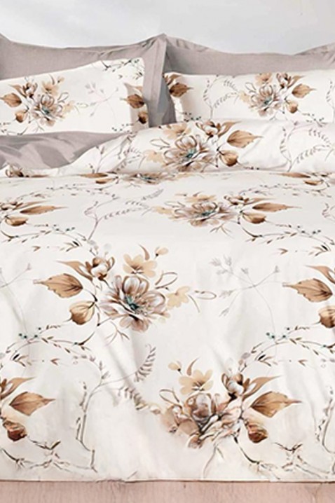 Komplet pościeli DERMOLJA 200x220 cm bawełna - 4 elementy, Kolor : wielokolorowy, IVET.PL - Modna odzież