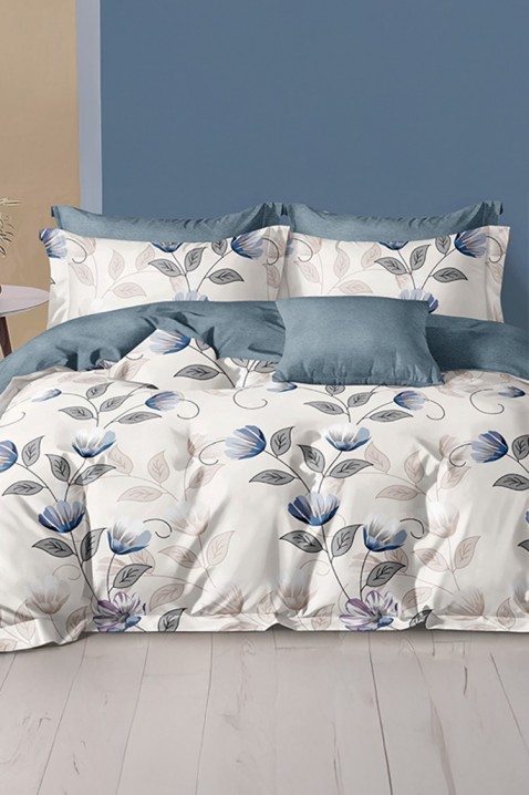 Komplet pościeli BLOPELXA 200x220 cm bawełna - 4 elementy, Kolor : wielokolorowy, IVET.PL - Modna odzież