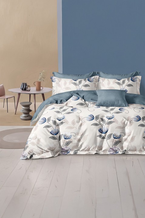 Komplet pościeli BLOPELXA 200x220 cm bawełna - 4 elementy, Kolor : wielokolorowy, IVET.PL - Modna odzież