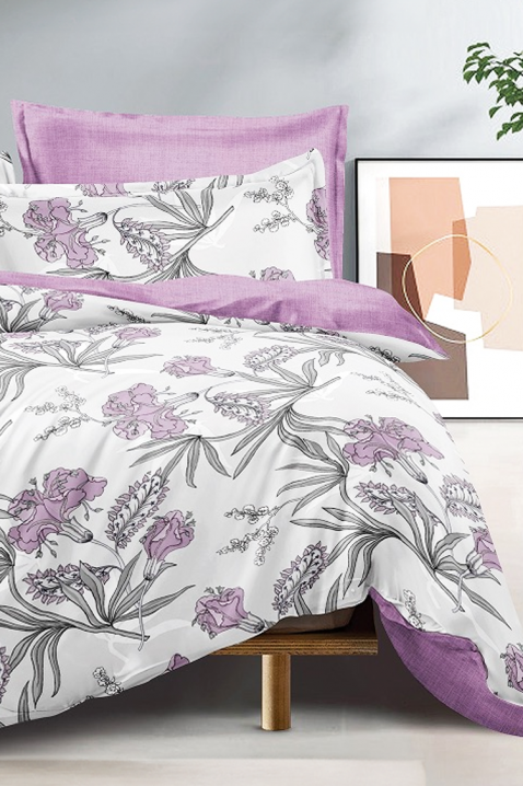 Komplet pościeli MONTELDA 200x220 cm bawełna - 4 elementy, Kolor : wielokolorowy, IVET.PL - Modna odzież