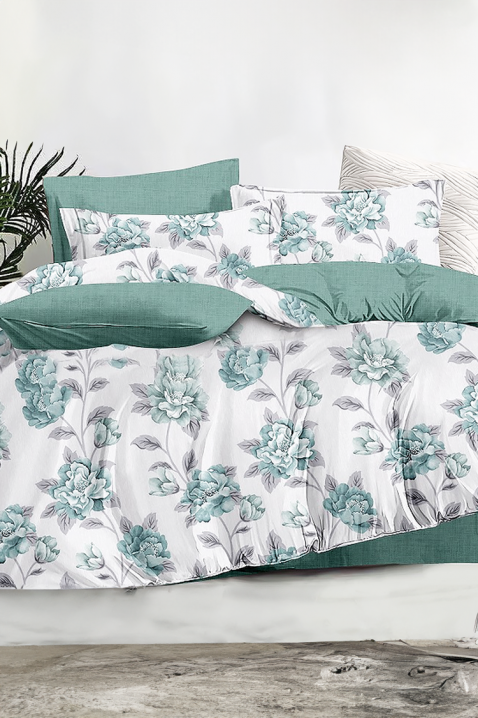Komplet pościeli CLOREFA 200x220 cm bawełna - 4 elementy, Kolor : wielokolorowy, IVET.PL - Modna odzież