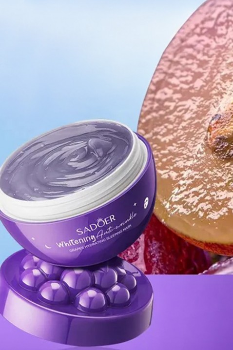 Maseczka na noc do twarzy SADOER Collagen Sleeping Mask z winogronem.IVET.PL - Modna odzież