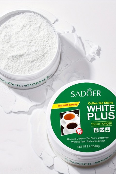Wybielający puder do zębów SADOER Whitening PlusIVET.PL - Modna odzież