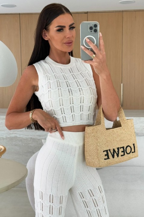 Komplet ESTATE WHITE, Kolor : biały, IVET.PL - Modna odzież