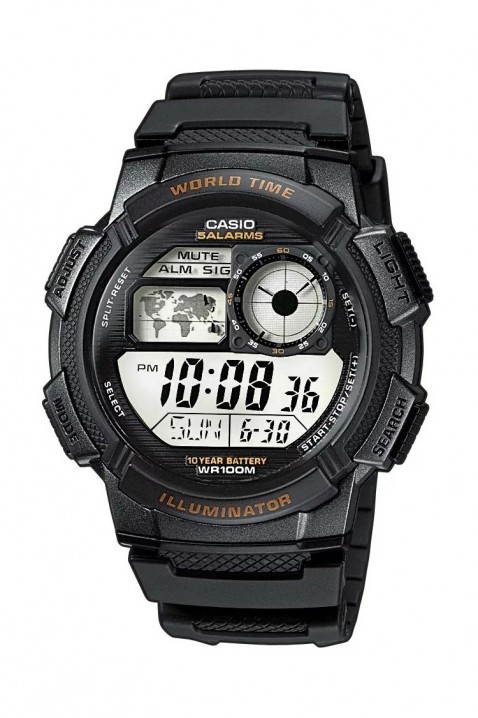 Zegarek męski CASIO AE-1000W-1AVDF, Kolor : czarny, IVET.PL - Modna odzież