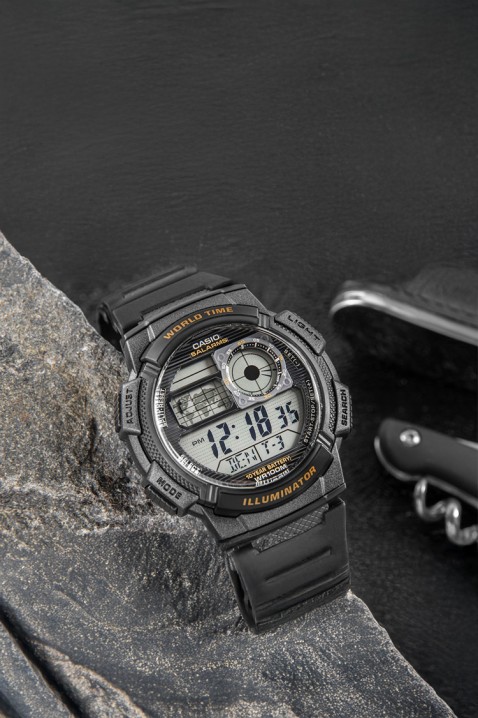 Zegarek męski CASIO AE-1000W-1AVDF, Kolor : czarny, IVET.PL - Modna odzież