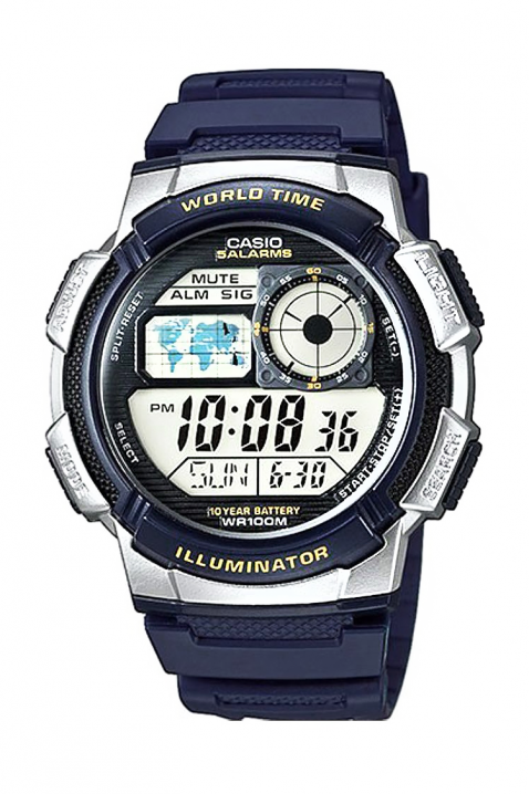 Zegarek męski CASIO AE-1000W-2AVDF, Kolor : granatowy, IVET.PL - Modna odzież