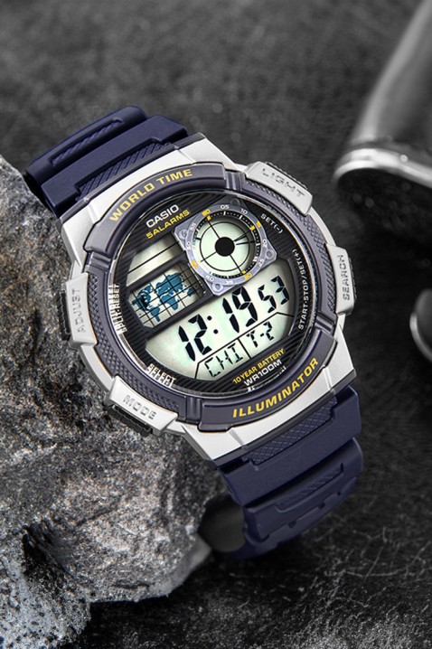 Zegarek męski CASIO AE-1000W-2AVDF, Kolor : granatowy, IVET.PL - Modna odzież