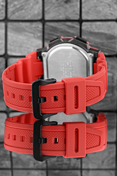 Zegarek męski CASIO AE-1000W-4AVDF, Kolor : czerwony, IVET.PL - Modna odzież