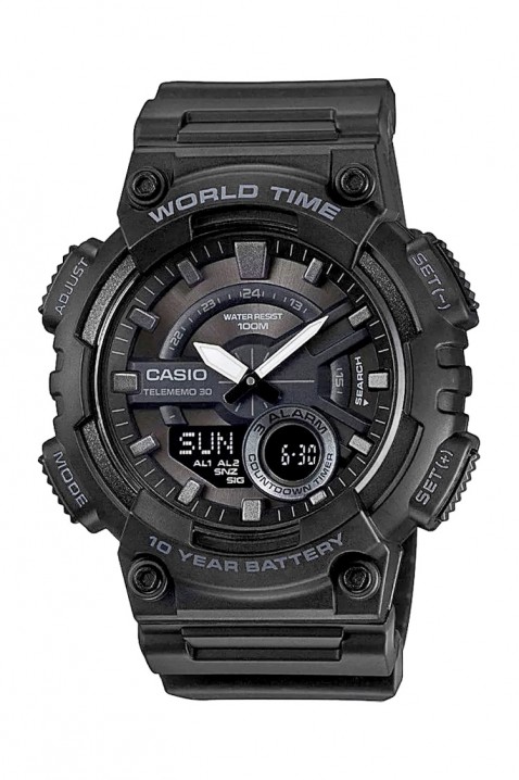 Zegarek męski CASIO AEQ-110W-1BVDF, Kolor : czarny, IVET.PL - Modna odzież