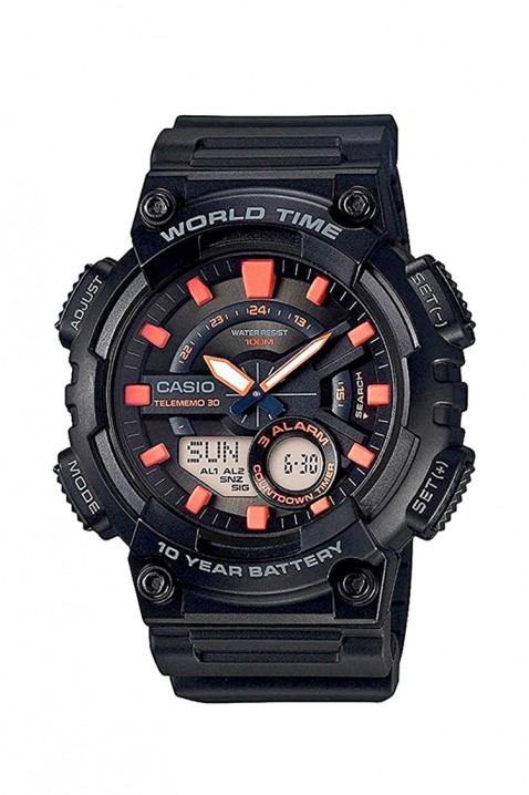 Zegarek męski CASIO AEQ-110W-1A2VDF, Kolor : czarny, IVET.PL - Modna odzież