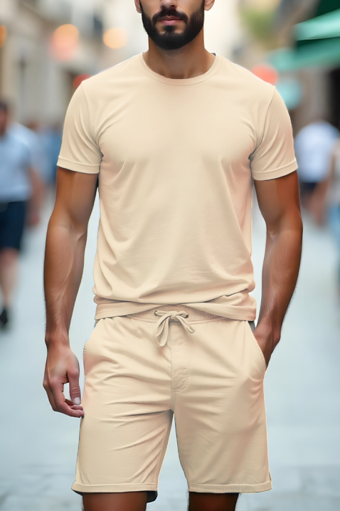 Komplet ZEKERDO BEIGE, Kolor :  beżowy, IVET.PL - Modna odzież