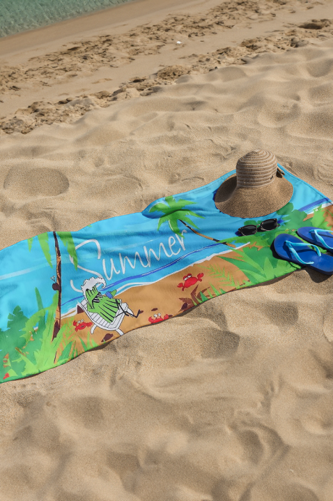 Ręcznik plażowy ALTERFA, Kolor : wielokolorowy, IVET.PL - Modna odzież