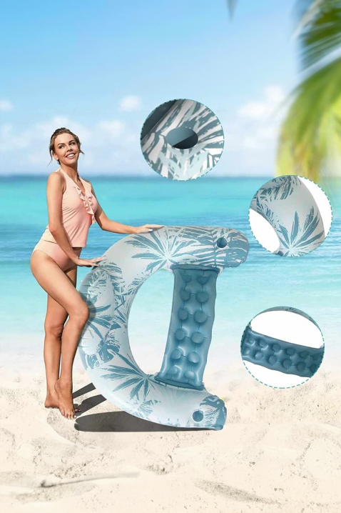 Dmuchany materac OZELRO BLUE, Kolor : chabrowy, IVET.PL - Modna odzież