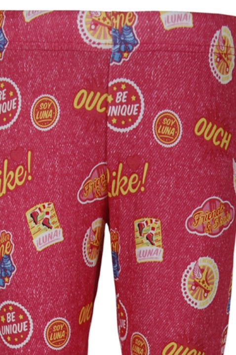 Legginsy LUNNA PINK, Kolor : różowy, IVET.PL - Modna odzież