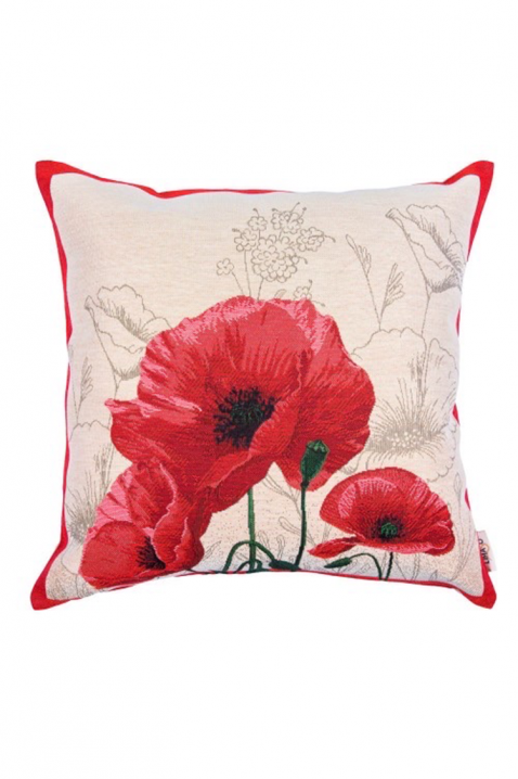 Poszewka na poduszkę FLOVEA 42х42 cm, Kolor : czerwony, IVET.PL - Modna odzież
