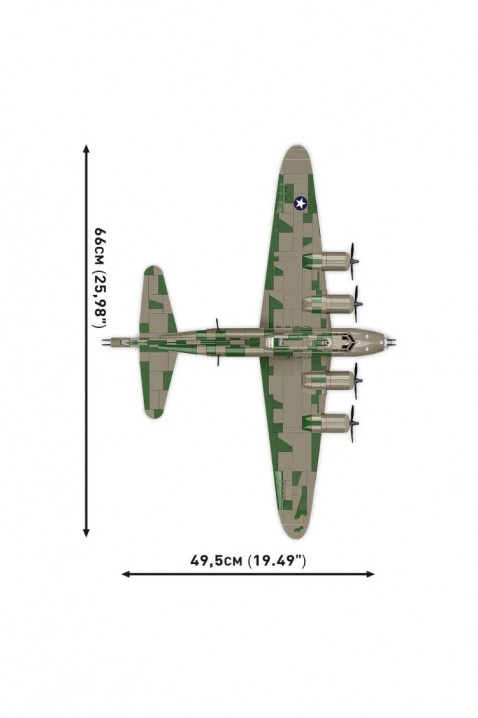 Cobi изтребител B-17F Memphis Belle - части 1376IVET.PL - Modna odzież