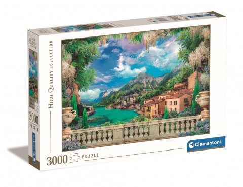 Puzzle Clementoni z 3000 elementów - Taras z widokiem na jezioroIVET.PL - Modna odzież