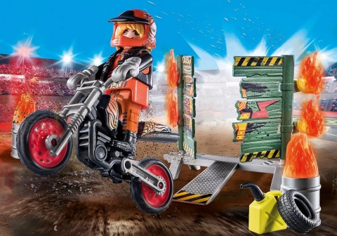 Zestaw z figurką Stunt Show 71256 Starter Pack Pokaz kaskaderski ze ścianą ogniaIVET.PL - Modna odzież