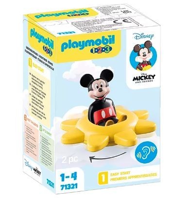 Zestaw z figurką 1.2.3 Disney 71321 Myszka Miki i słoneczko-grzechotkaIVET.PL - Modna odzież