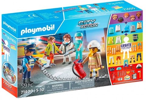 Zestaw z figurkami Figures 71400 My Figures: Służby ratowniczeIVET.PL - Modna odzież