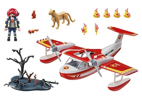Zestaw figurek Action Heroes 71463 Samolot straży pożarnej z funkcją gaszenia pożaruIVET.PL - Modna odzież